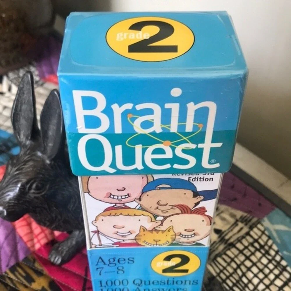 Brain Quest Flashcards Educational Game Grade 2 for 7-8 year olds